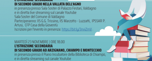 VERSO LA SCELTA DELLA SCUOLA SUPERIORE NELL’OVEST VICENTINO VERSO LA SCELTA DELLA SCUOLA SUPERIORE NELL’OVEST VICENTINO