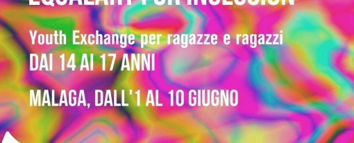Equalart for inclusion – Youth exchange per minorenni! Equalart for inclusion – Youth exchange per minorenni!