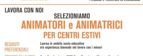 Animatori/trici per Centri Estivi