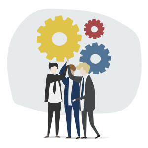 Vector collection of business people