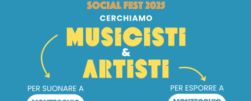 Cercasi musicisti e artisti per Abilitante Social Fest 2025 Cercasi musicisti e artisti per Abilitante Social Fest 2025