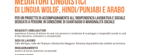 Cooperativa Sociale Studio Progetto seleziona mediatori e mediatrici linguistici Cooperativa Sociale Studio Progetto seleziona mediatori e mediatrici linguistici